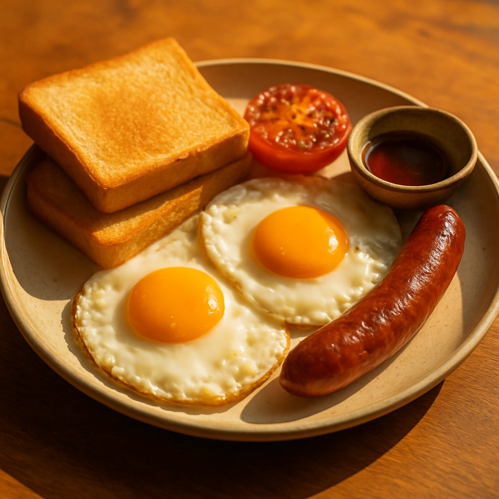 Bear Breakfast Plate